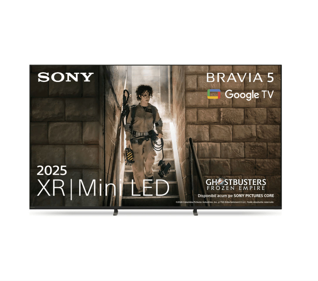 Televizor Sony BRAVIA 5 XR l Mini LED 65XR55, 164 cm, Smart Google TV, 4K Ultra HD, 100 Hz, Clasa D