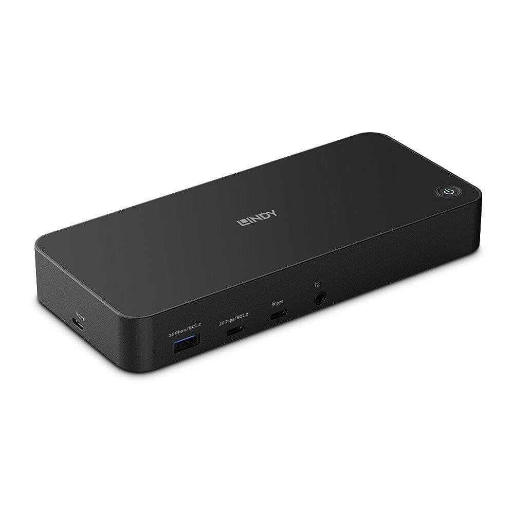 Docking station LINDY DST-Pro Universal, USB Type-C, 100W, Negru