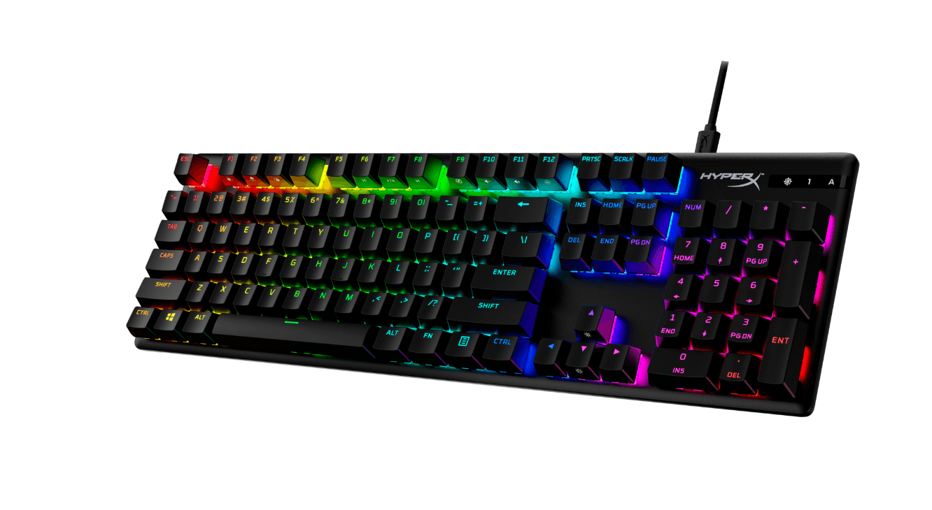 Tastatura Mecanica Gaming HyperX Alloy Origins Core Pbt, RGB, USB, Negru — miniatură