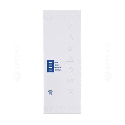 Modul Paradox PCS 265 LTE + BATTERY; Compatibilitate: EVO, MG, SP; Raportare a datelor către dispecerat Paradox IPR512 sau IPRS7, Conectare automată 3G/2G dacă 4G nu este disponibil; Acumulator li-ion inclus, care permite transmiterea datelor când se pierde comunicarea cu centrala; Conectare prin