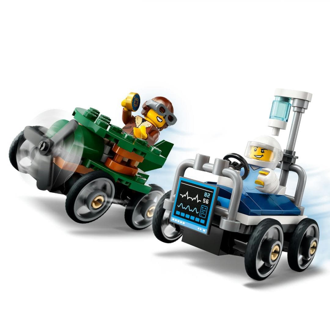 PACHET DE CURSE AVION VS. PAT DE SPITAL, LEGO 60459 — miniatură