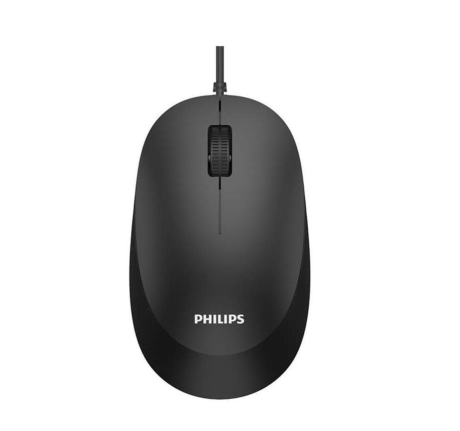 Mouse Philips 7000 series SPK7207BL/00, 1200 dpi, Negru