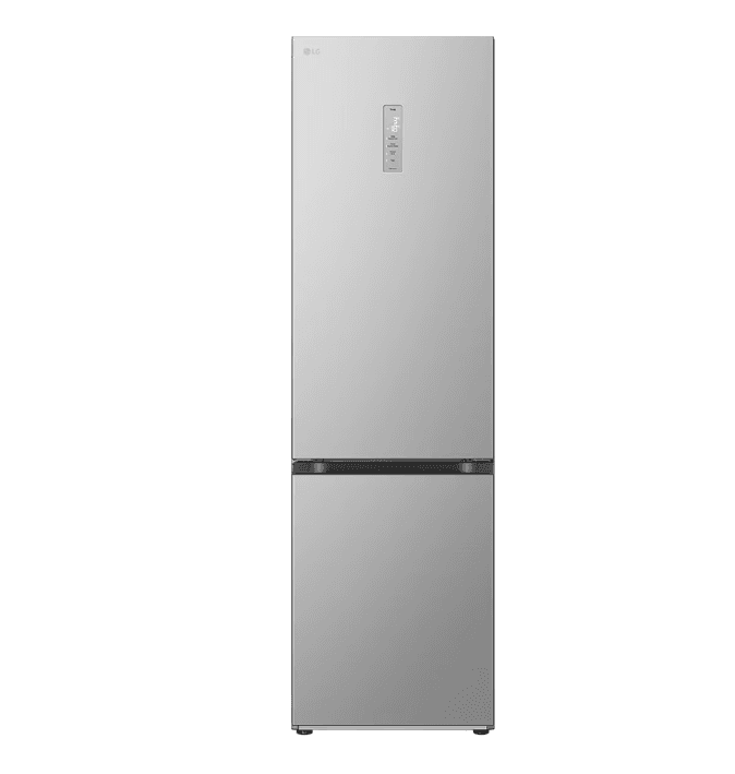 Combina Frigorifica GBV5250DPY, 387 l, No Frost, E-Micom, DoorCooling+, Compresor Smart Inverter, SmartThinQ, Clasa D, H 203 cm, Argintiu