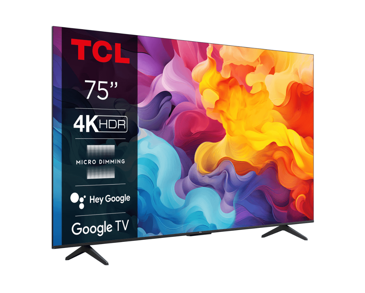 Televizor TCL LED 75V6B, 189 cm, Smart Google TV, 4K Ultra HD, Clasa E — miniatură