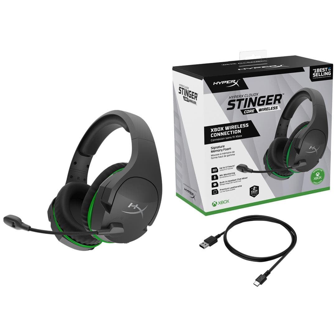 Casti Gaming Head-band HyperX CloudX Stinger Core, Wireless, Negru — miniatură