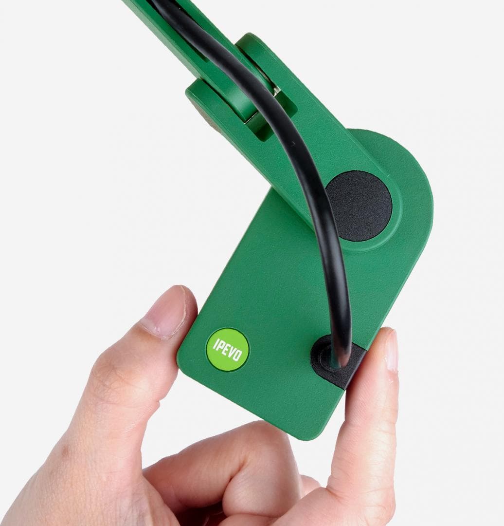 Camera de documente IPEVO VZ-R, senzor CMOS, rezolutie scanare 3264 x 2448, conectivitate USB, Wi-fi, mod scanare color, format scanner A3, volum recomandat de scanare 4000 pagini/zi, negru/verde — miniatură