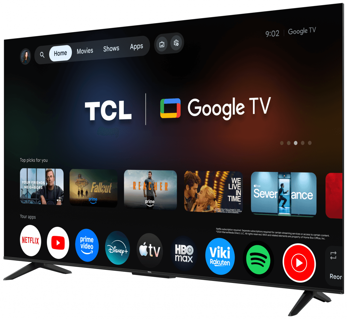 Televizor TCL LED 55P6L, 139 cm, Smart, Google TV, 4K — miniatură