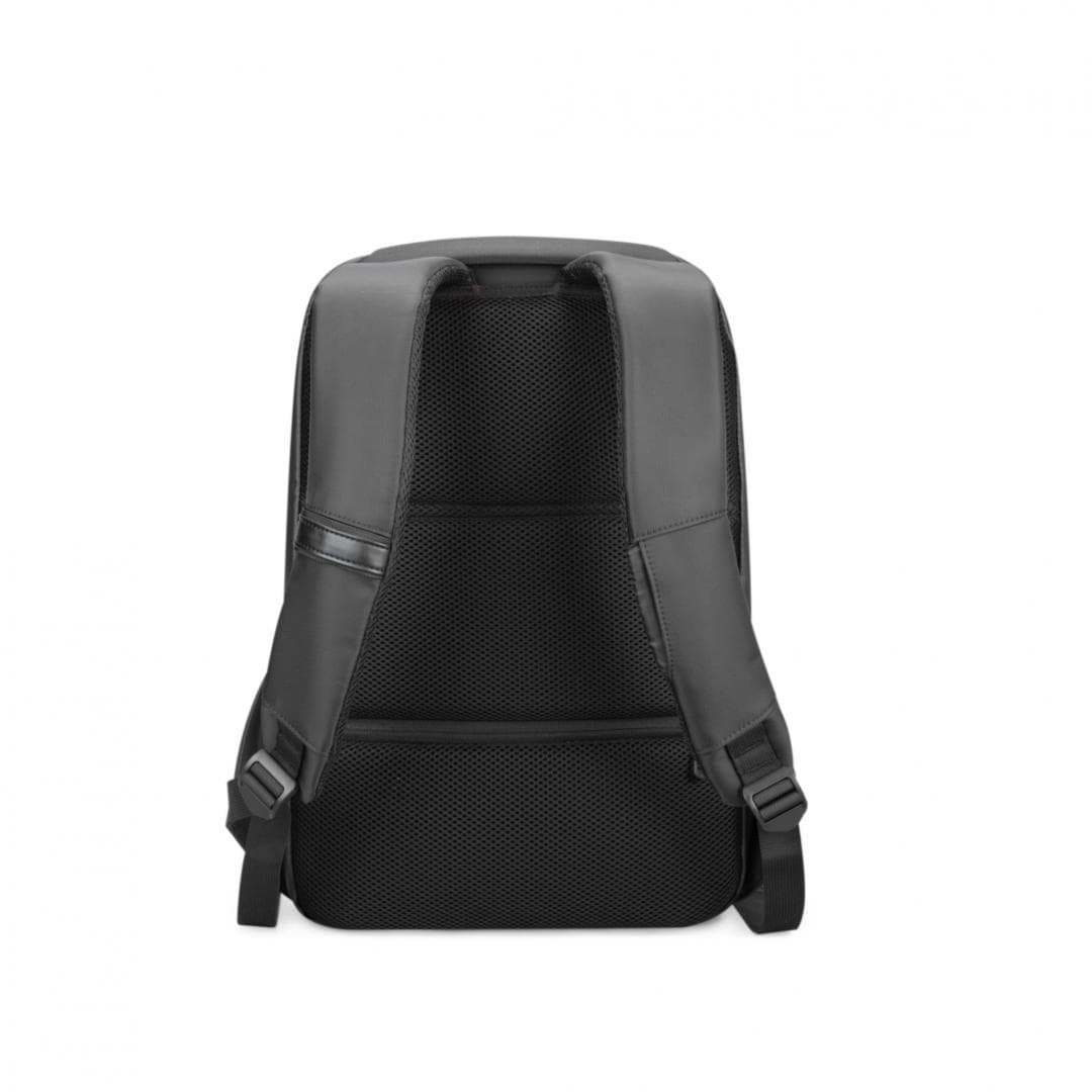 Rucsac notebook Serioux, SMART TRAVEL ST9590, dimensiuni 31 x 16 x 46 cm, rezistent la apa, compartimente multiple, compartiment separat pentru notebook: max. 15.6", bretele ajustabile, port de încărcare USB, buzunar ascuns la spate, material poliester — miniatură