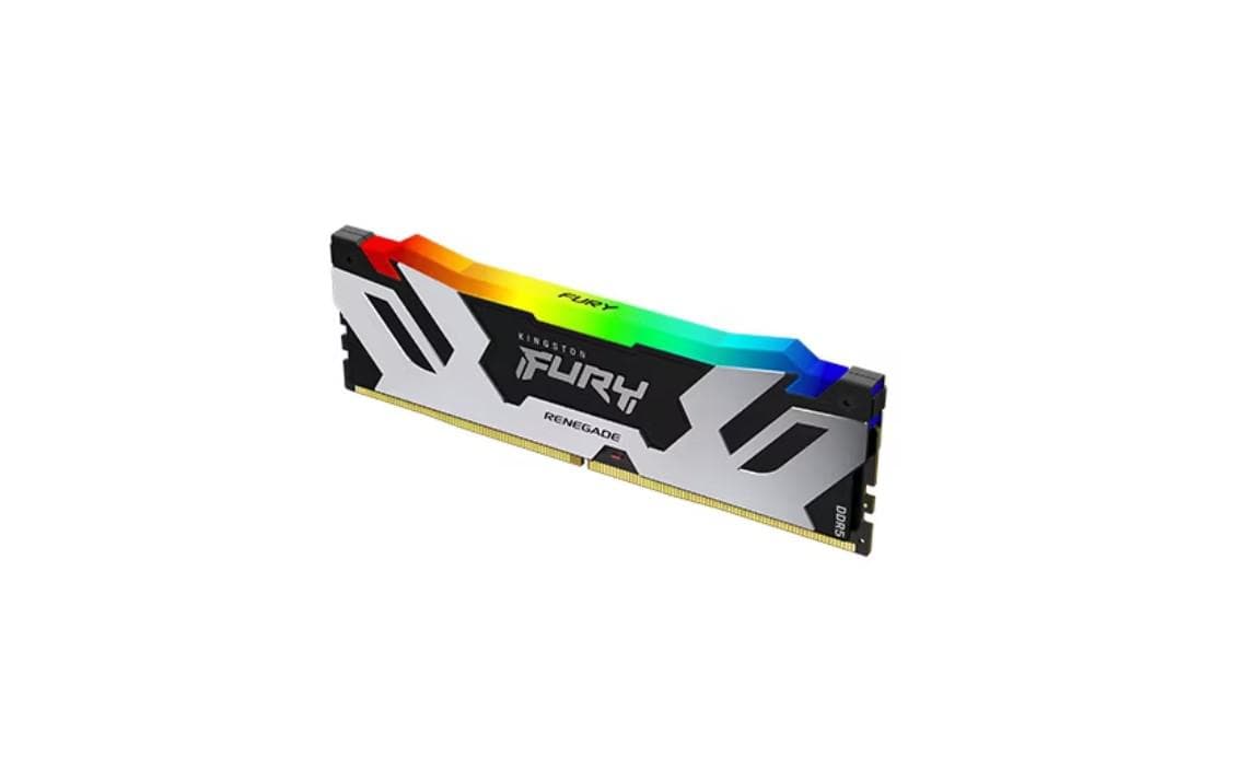 Memorie RAM Kingston FURY Renegade White RGB, 32GB DDR5, 7200MHz, CL38 — miniatură