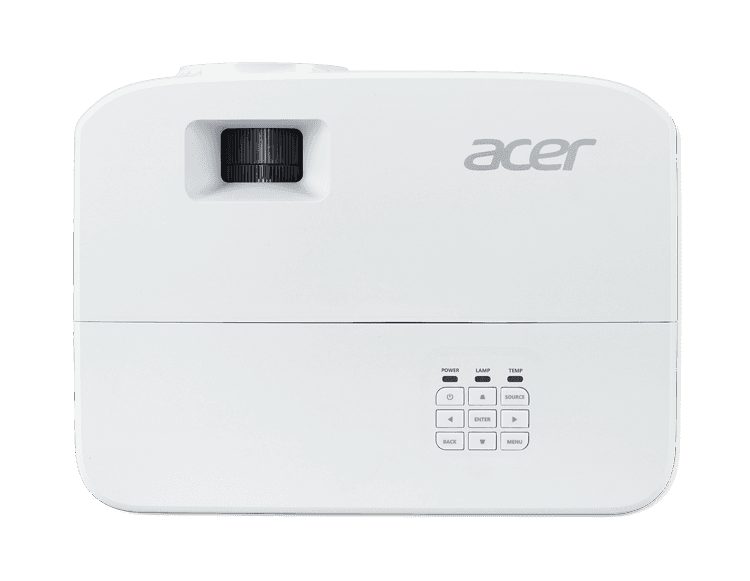 Proiector ACER P1157i, DLP 3D Ready, SVGA 800* 600, up to WUXGA 1920* 1200, 4800 lumeni, 4:3/ 16:9, 20.000:1, zoom optic 1.1x, dimensiune maxima imagine 300", distanta maxim de proiectie 12 m, boxa 3W, lampa 5.000 ore/ 15.000 ore extremEco, 29 dB, 2.4 kg, D-sub, composite video/ RCA, 2* HDMI, PC