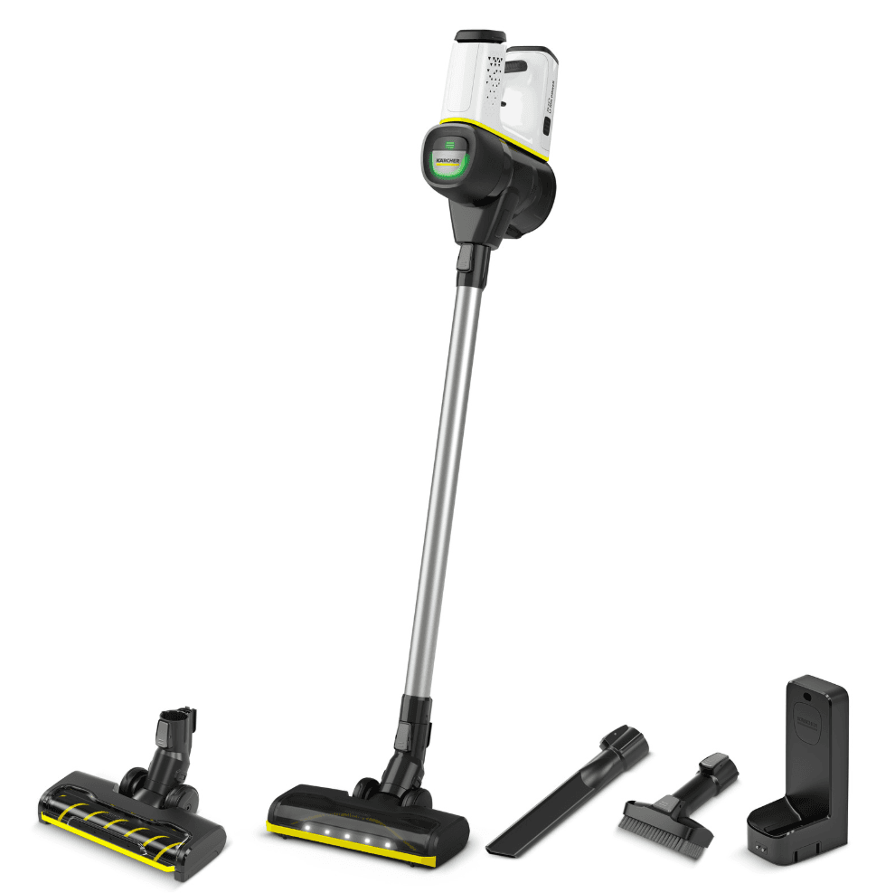 Aspirator vertical Karcher VC 6 Cordless ourFamily Duo, acumulator, 800ml, 25.2V (Alb/Negru)