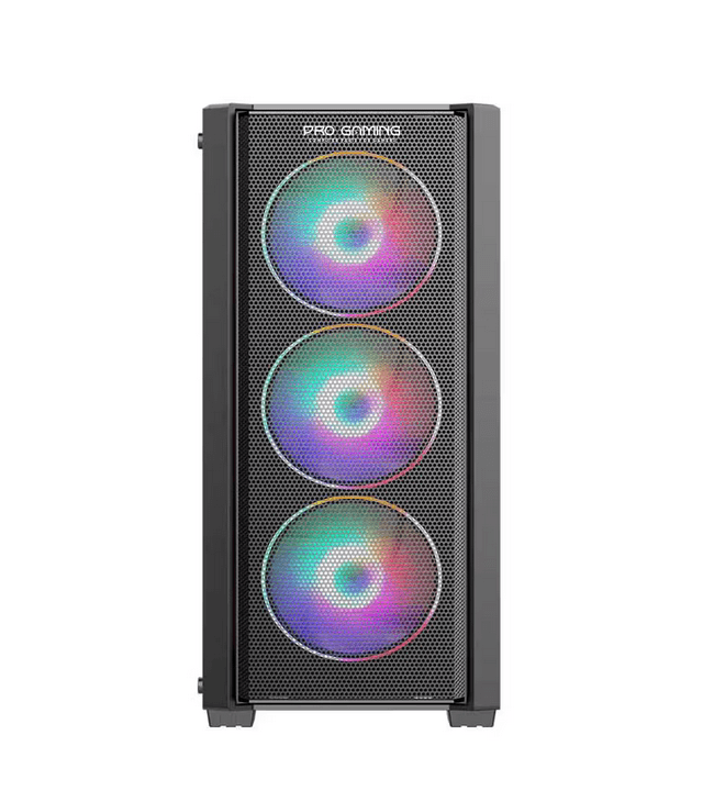 Carcasa PRO GAMING ZED, RGB, Mid Tower, Black — miniatură