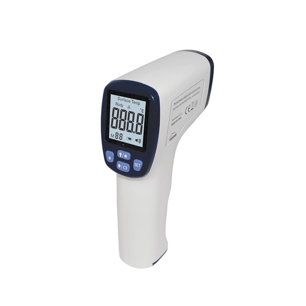 PNI Termometru digital SilverCloud UF41, Infrarosu, Non-Contact, Pentru corp si suprafete, Atentionare vocala, plaja masurare: 32-42.9 grade corp, 0-100 grade suprafete, distanta masurare: 5-10 cm, Dimensiuni: 145 x 37 x 98mm, Greutate: 141g, Alimentare: 2 x baterii AA, neincluse. — miniatură