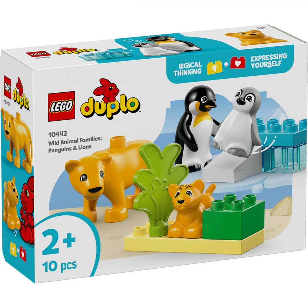 ANIMALE SALBATICE: PINGUINI SI LEI, LEGO 10442 — miniatură