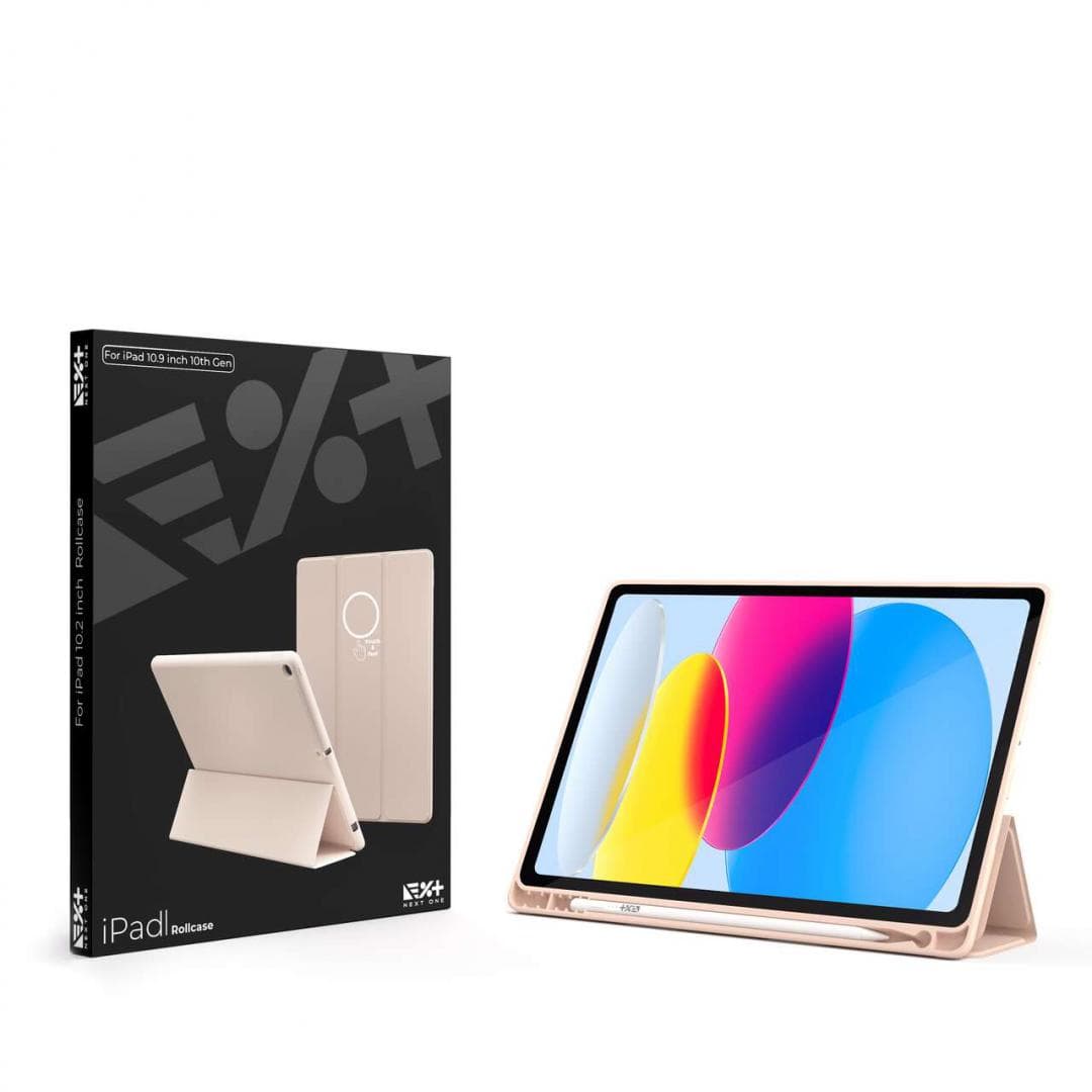 NEXT ONE ROLLCASE FOR IPAD 10TH GENERATION BALLET PINK — miniatură
