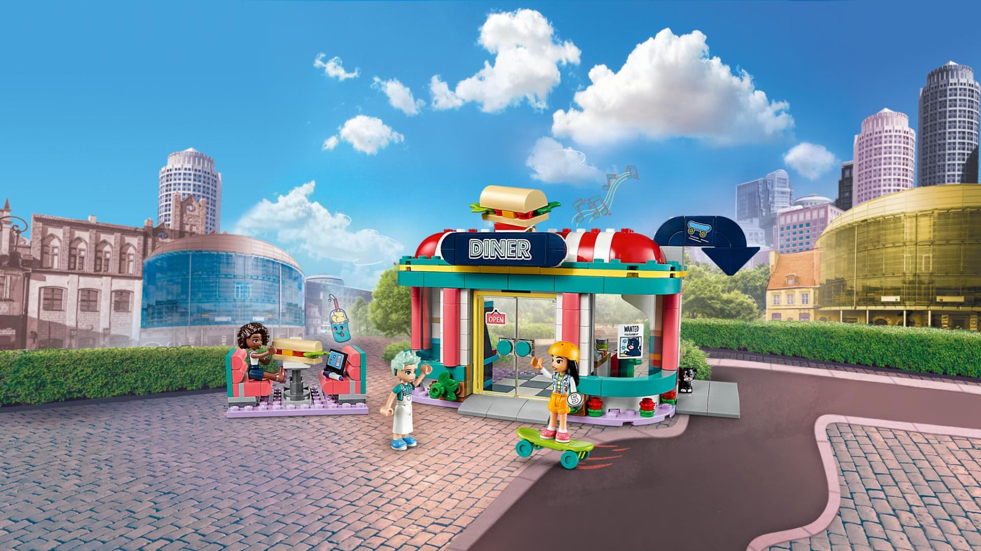 41728 Restaurant în centrul orașului Heartlake — miniatură