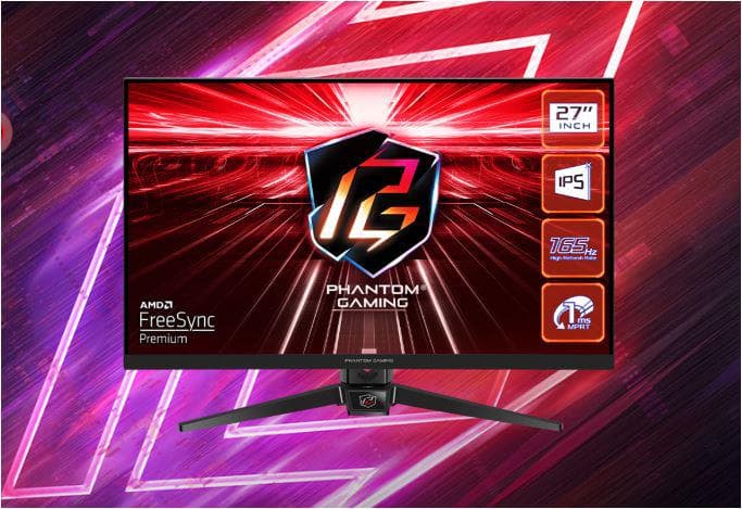 Monitor Commercial ASROCK PG27FF1A, 27", 1920 x 1080 pixeli, Black