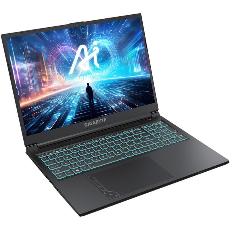 Laptop Gaming GIGABYTE G6 KF, cu procesor Intel Core i7 13620H, 16'' IPS, 16 GB DDR5, 4 TB, NVIDIA GeForce RTX 4060, 6GB GDDR6, Fara OS — miniatură