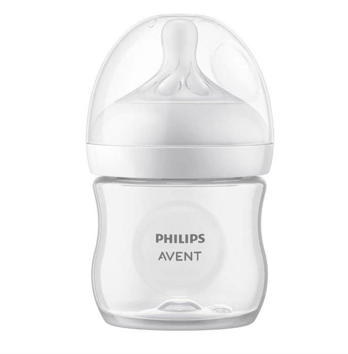 Biberon Philips Avent Natural Response SCY900/01, 125 ml, tetina care functioneaza ca sanul mamei, cu debit 2, tetina fara scurgeri, +0 luni, fara BPA, usor de curatat — miniatură