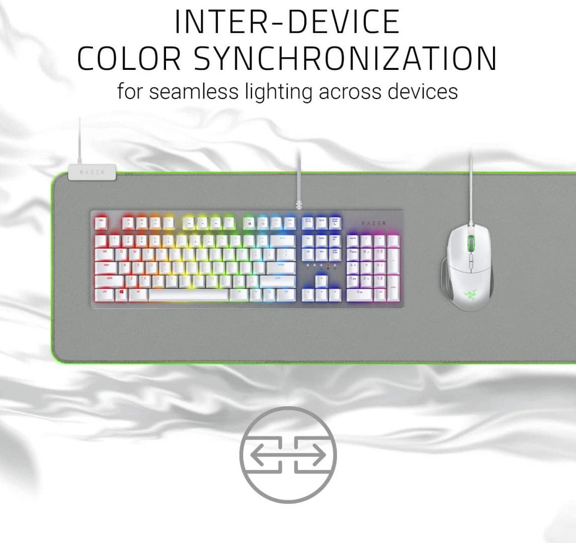 Mouse pad Razer Goliathus Extended Chroma, mercury — miniatură