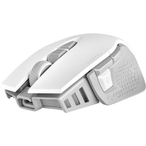 Mouse Gaming Wireless Corsair M65 RGB ULTRA WIRELESS, 26000 dpi, Alb — miniatură