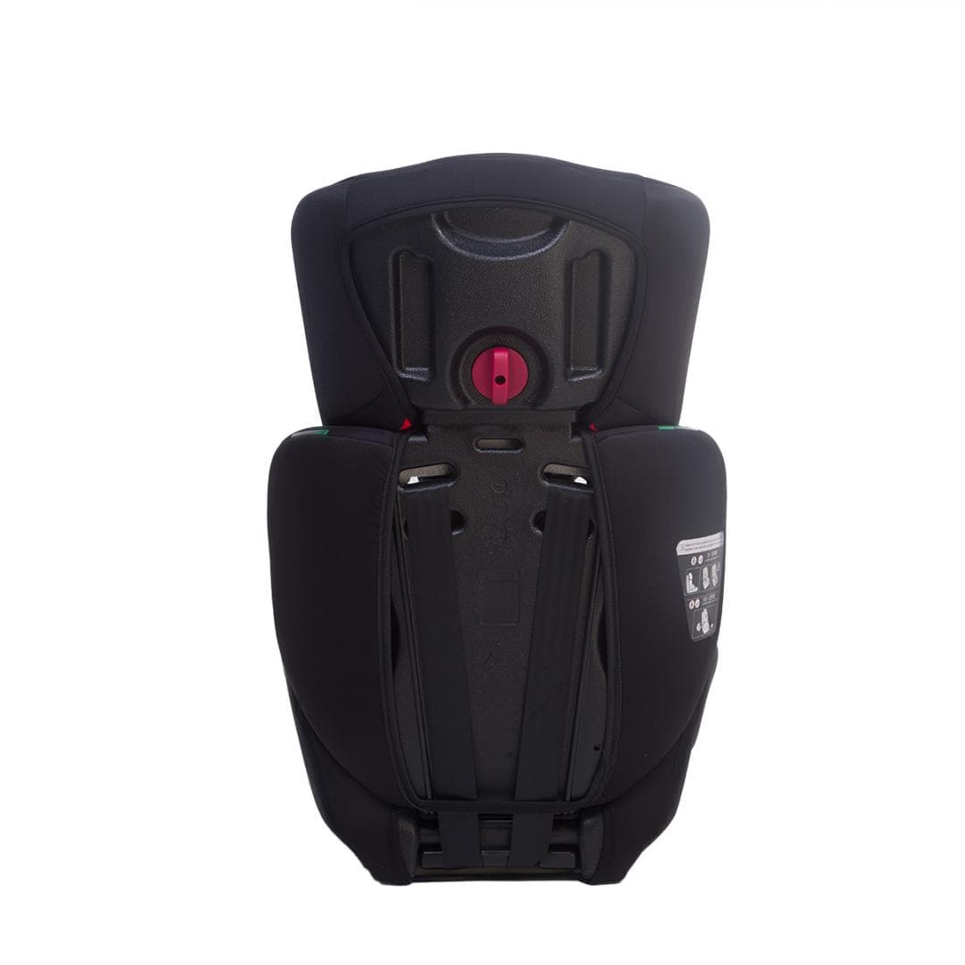 Scaun auto/inaltator, 76-150CM(15M-12Y), R129, rosu/negru, U-Grow — miniatură