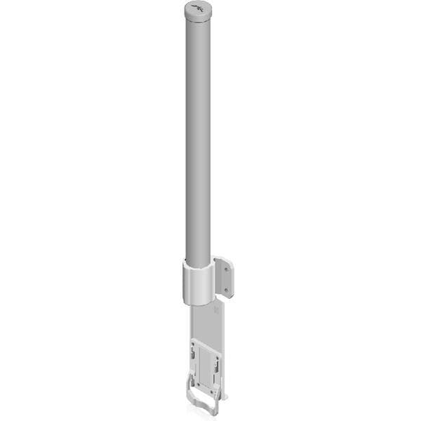 Ubiquiti 5GHz AirMax Dual Omni antenna, AMO-5G10; 10dBi; Dual polarization; montare perete; uz exterior; Max VSWR 1.6:1, White. Dimensiuni: 582 x 90 x 65 mm, Greutate: 680g, specificatii ETSI: EN 302 326 DN2.