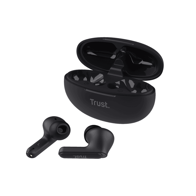 Casti In-ear Trust Yavi, Wireless, Negru — miniatură