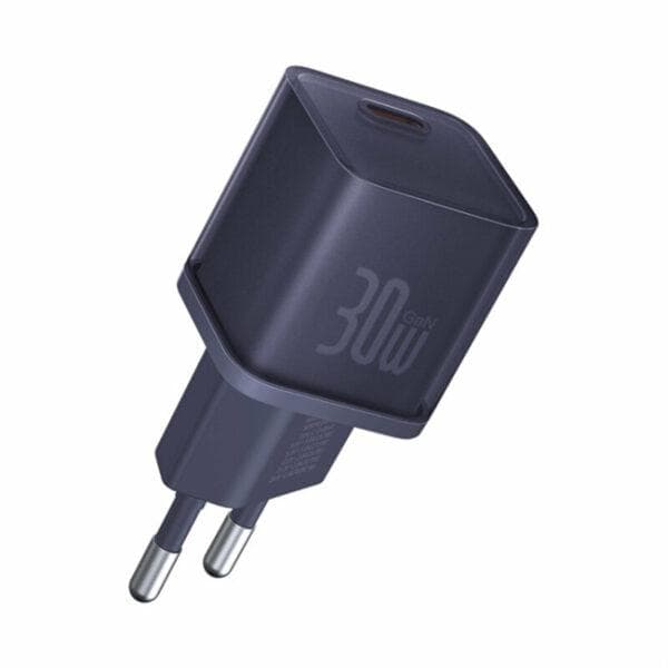 Incarcator retea Baseus GaN5S, 30W, 1 port, Mov — miniatură