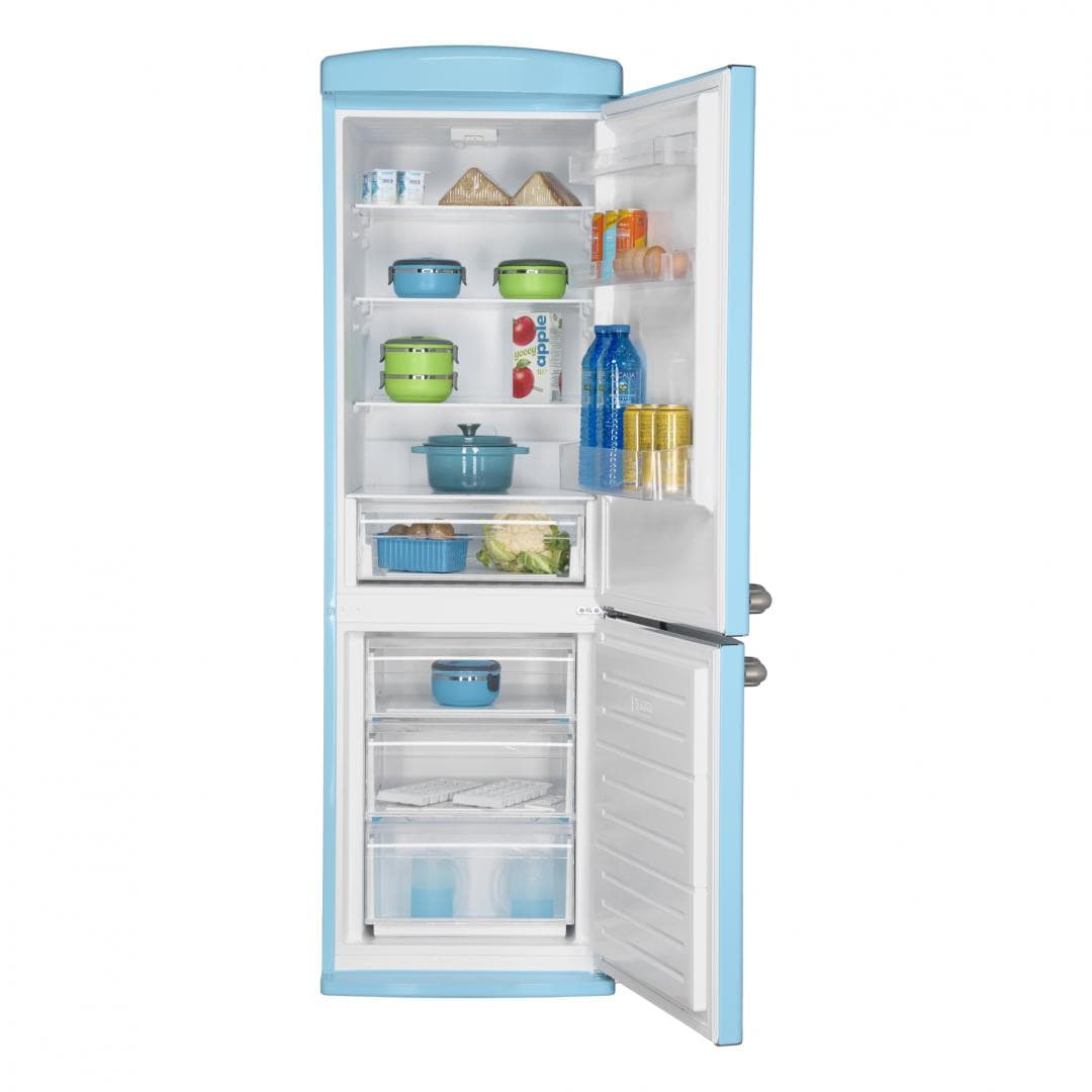 Combina frigorifica FRAM FC-VRR340BLF+, 340 l, Clasa: F, Bleu — miniatură