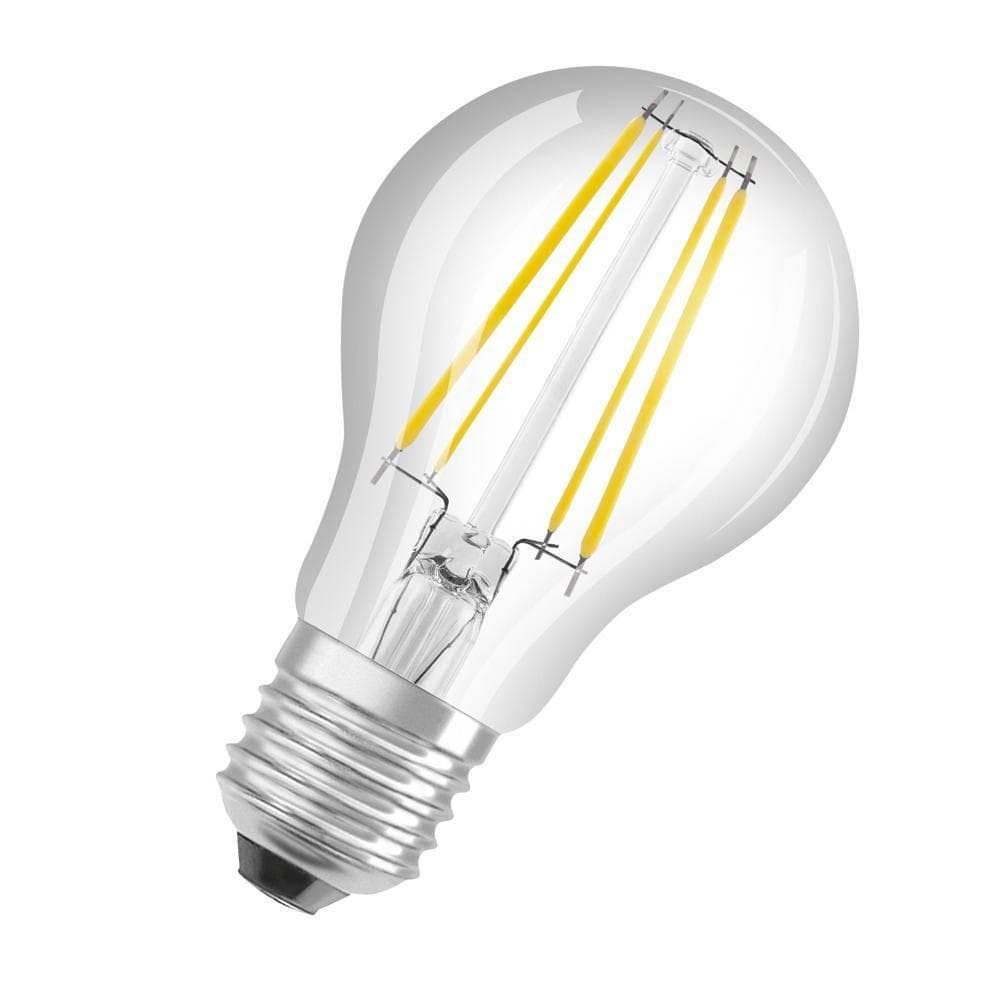 Bec LED Osram Classic A60, Ultra Efficient Light, E27, 4W (60W), 840 lm, lumina calda (3000K), cu filament — miniatură