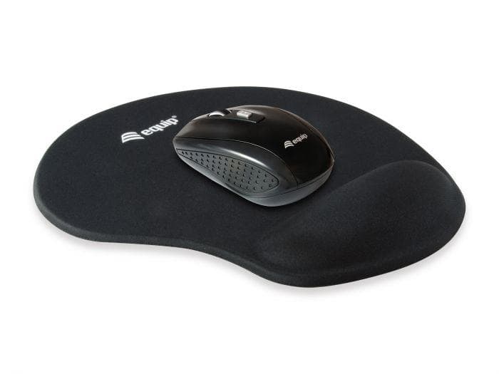 Mousepad EQUIP Gel Mouse Pad, 200 x 230 mm, Negru — miniatură