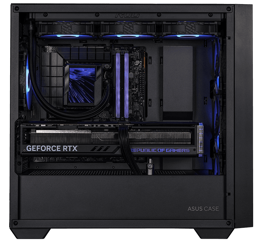 Carcasa ASUS A21 PLUS, RGB, Mid Tower, Black — miniatură