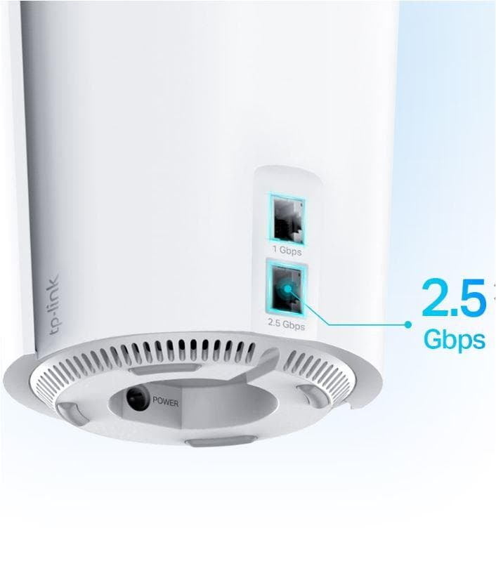 Router wireless TP-LINK Deco X90, WIFI 6, Mesh, Tri-Band — miniatură