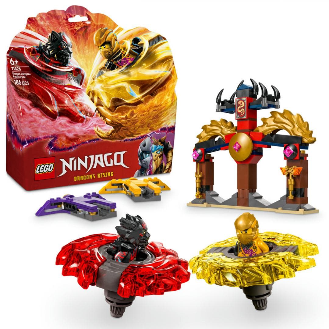 PACHET DE LUPTA CU DRAGONI SPINJITZU, LEGO 71826 — miniatură