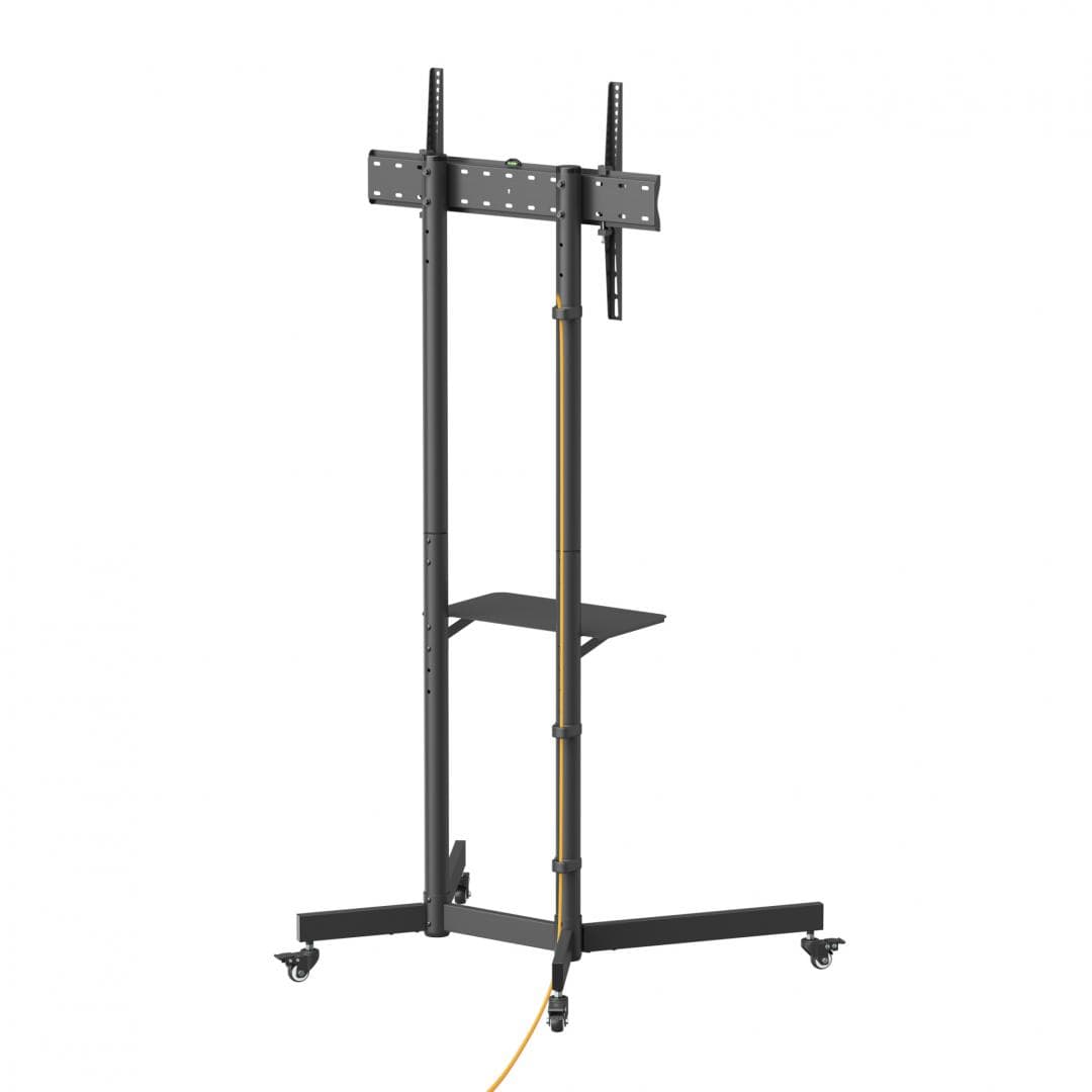 Stand TV Akai ST3670, compatibil pentru ecrane cu dimensiuni cuprinse intre 37" și 70”, VESA 600x400, inclinare +12° ~ -12°, interval inaltime 108mm (4.3"), negru — miniatură
