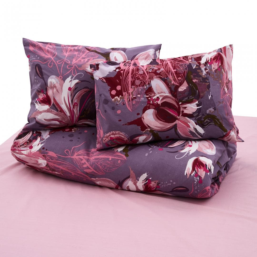 Lenjerie kingsize bumbac,132 TC,Magnolia — miniatură