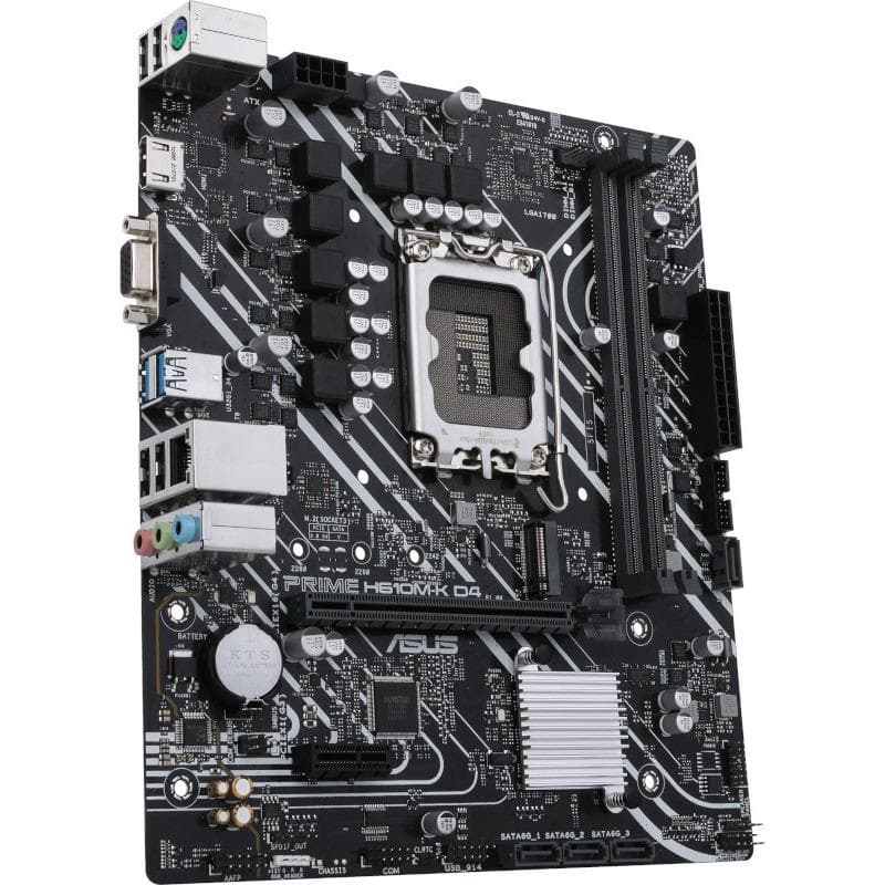 Placa de baza ASUS PRIME H610M-K D4, Socket 1700, DDR4, Micro-ATX — miniatură