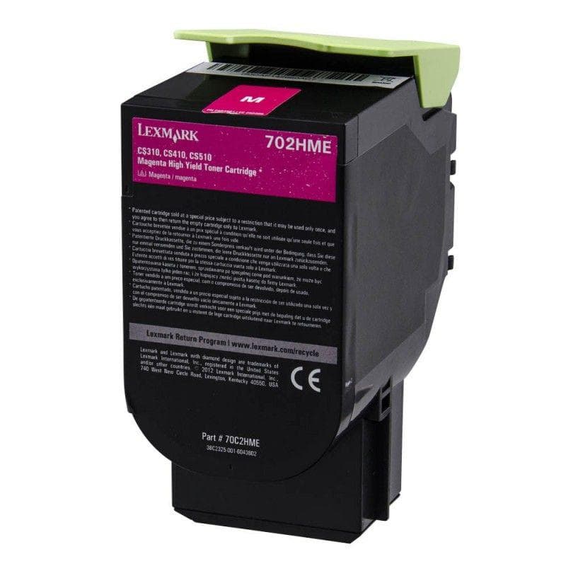 Toner LEXMARK 702HM, Magenta