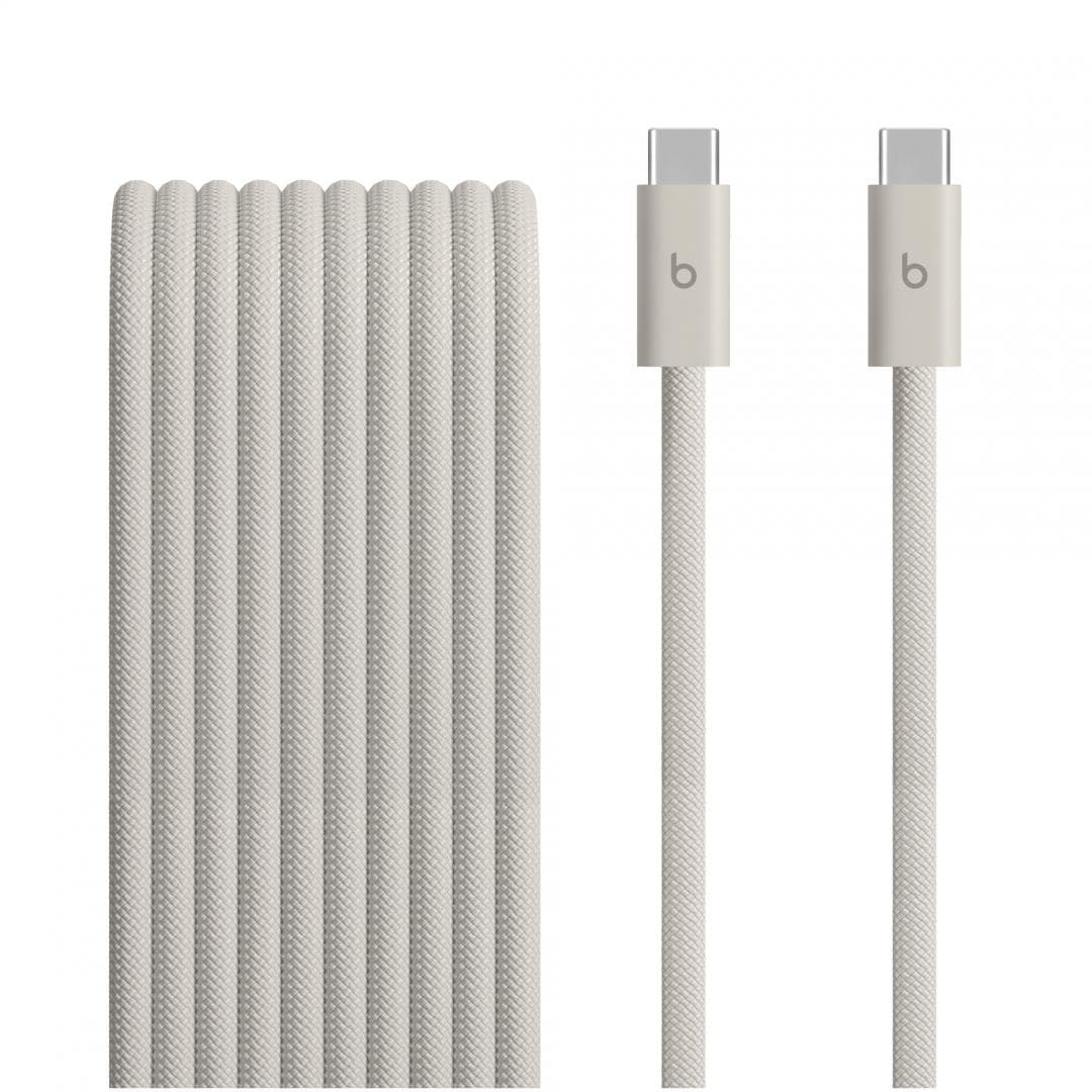 Beats 240W USB-C to USB-C Braided Cable (3 m) - Surge Stone — miniatură