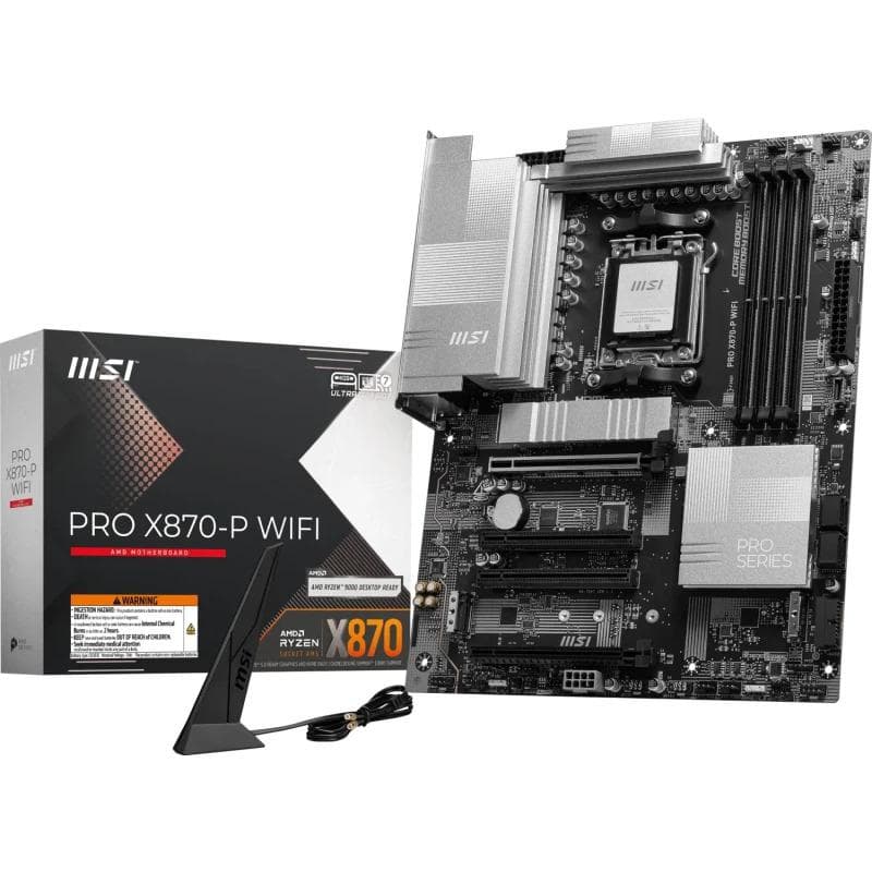 Placa de baza MSI PRO X870-P WIFI, Socket AM5, DDR5, ATX