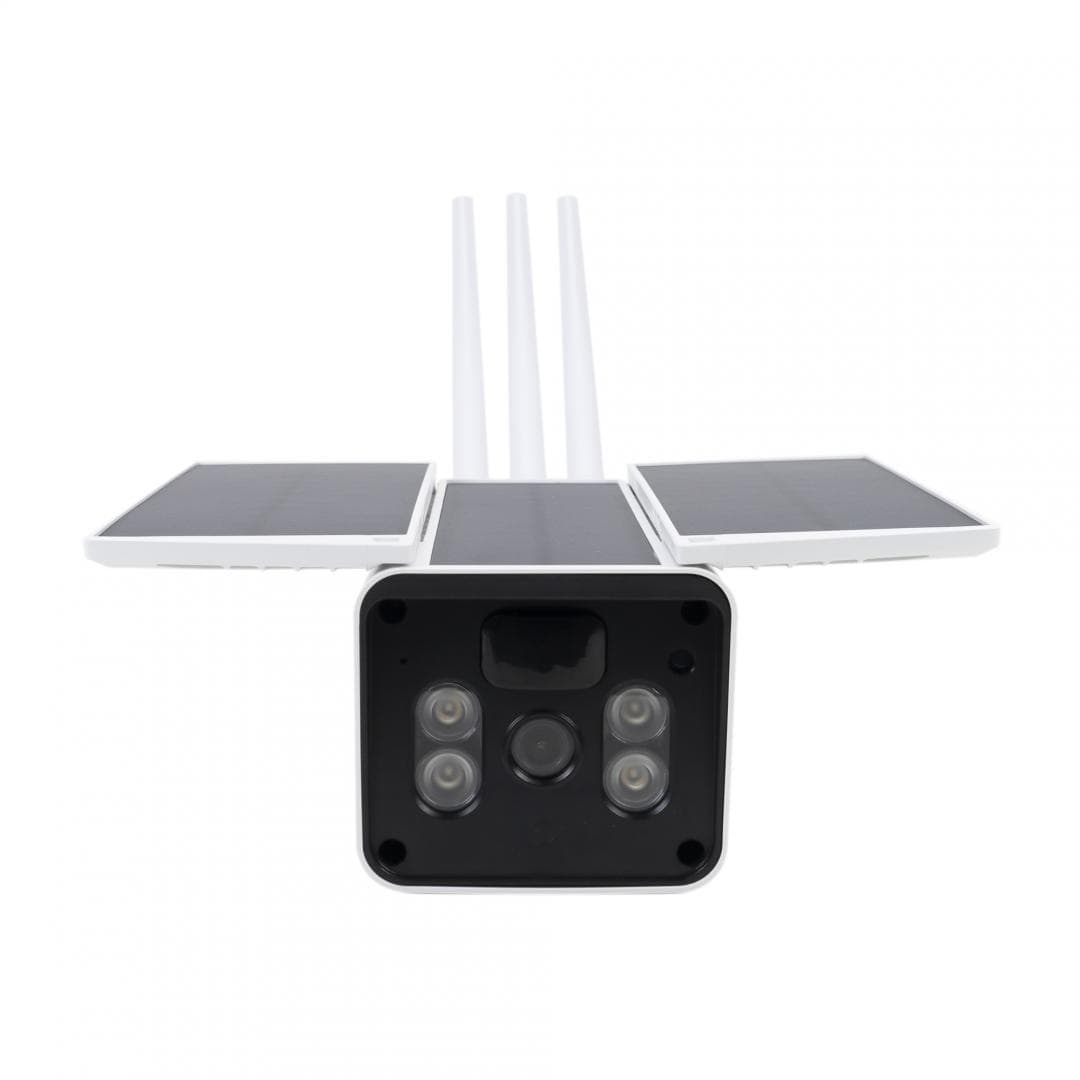 Camera supraveghere video PNI SafeHome PT950LR 1080P 2MP cu panou solar 6W, WiFi, acumulator, control prin aplicatia Tuya Smart, integrare in scenarii si automatizari smart cu alte produse compatibile Tuya, Senzor imagine: 1/3 CMOS 1080P, Lentila 4mm, Unghi de vizualizare: 70°, Compresie video — miniatură