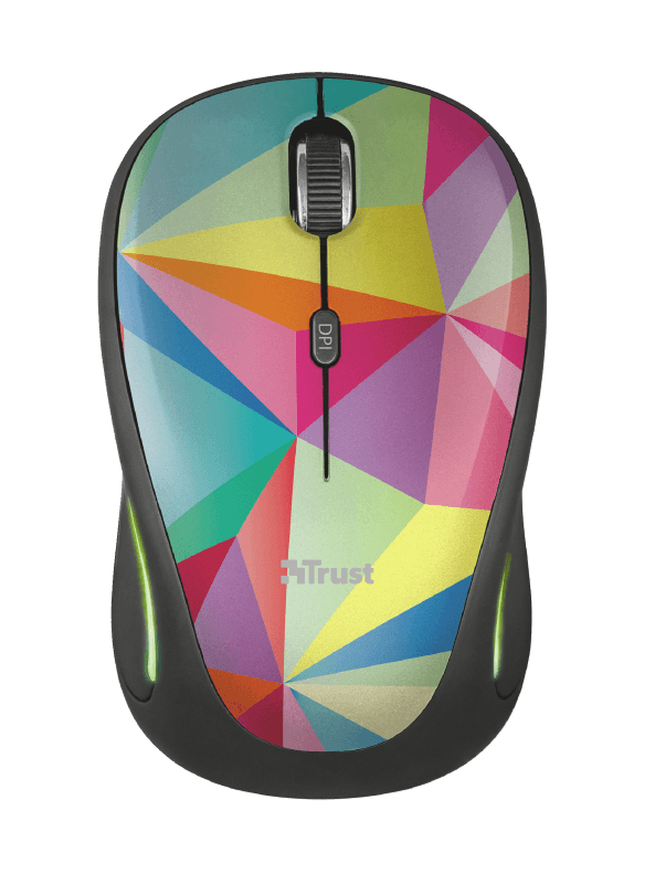 Mouse Wireless Trust Yvi FX, 1600 dpi, Multicolor — miniatură