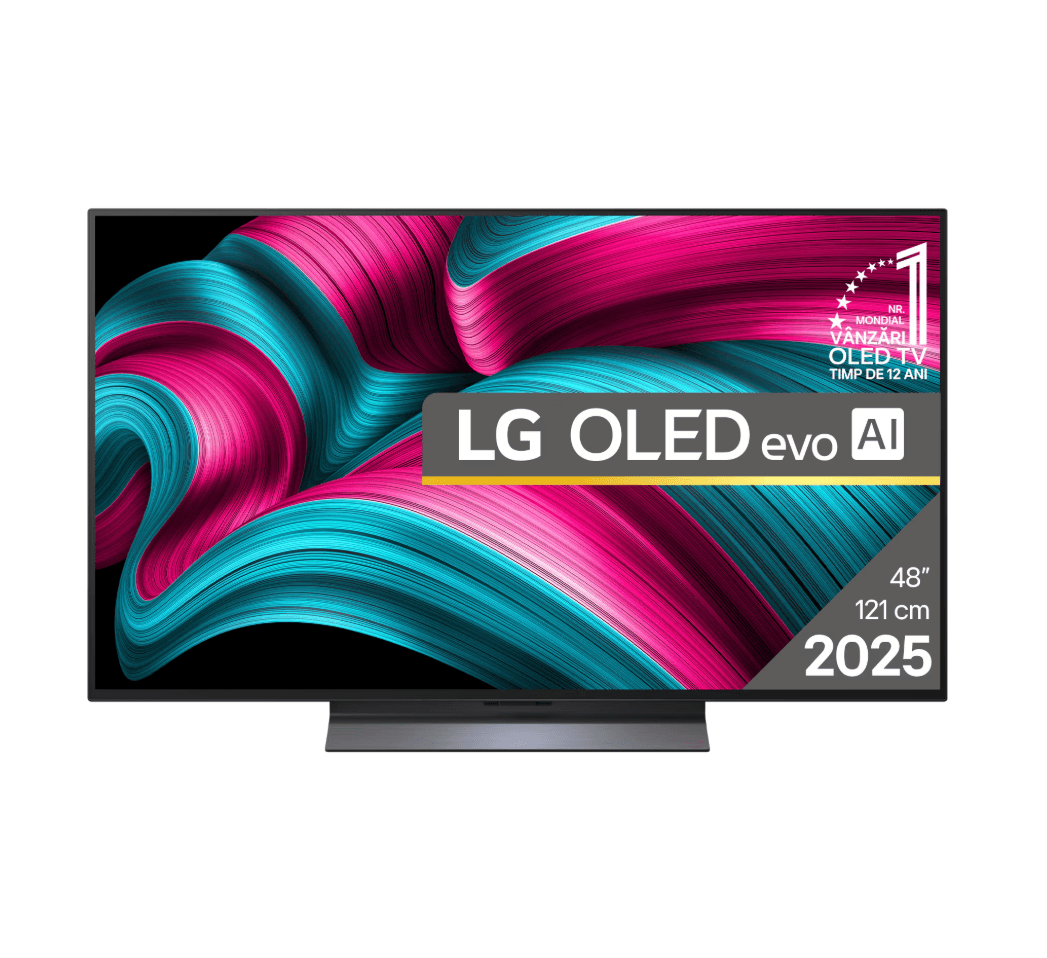 Televizor LG OLED evo 48C52LA, 121 cm, Smart, 4K Ultra HD, 100 Hz, Clasa G