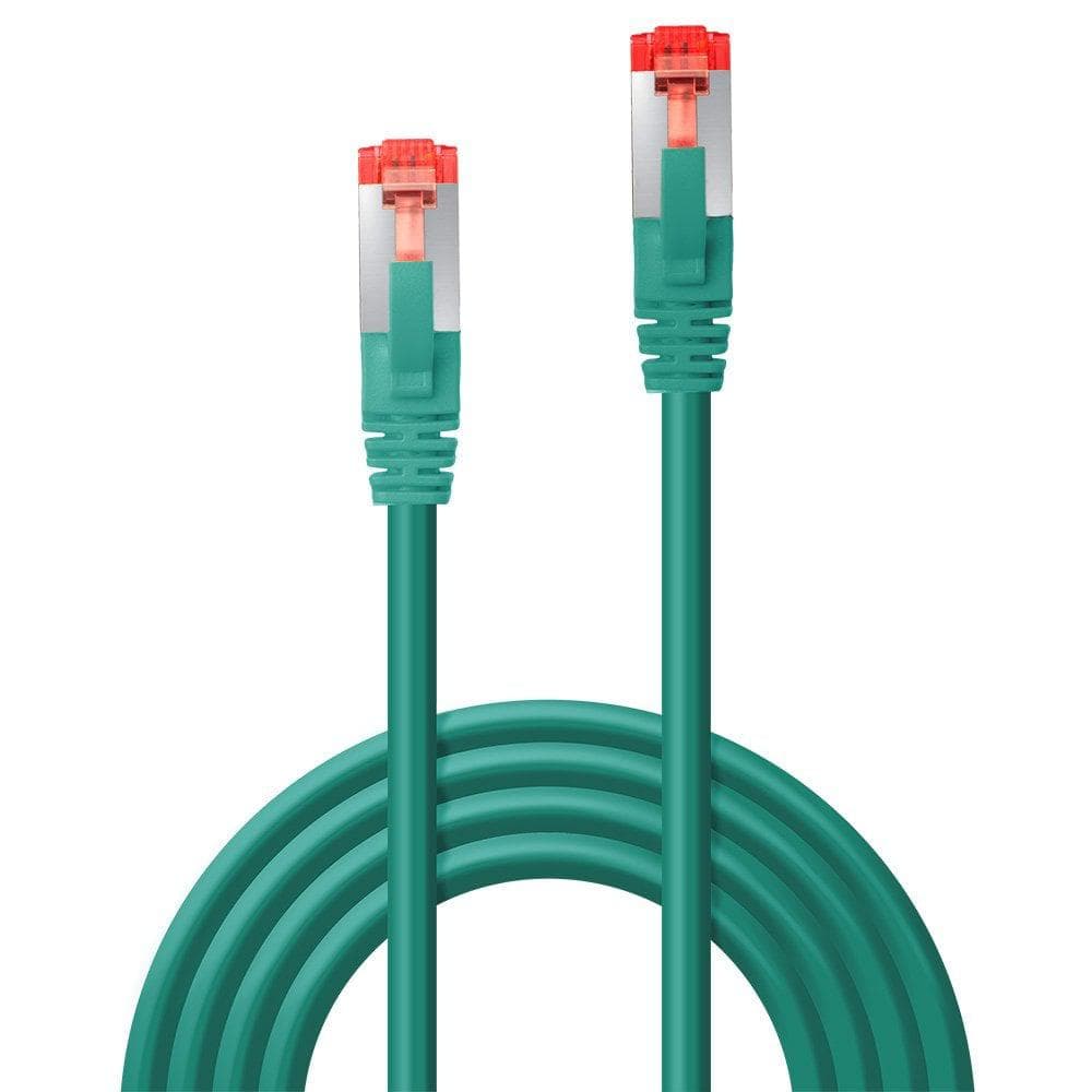 Cablu retea Lindy 3m Cat.6 S/FTP, RJ45, green — miniatură