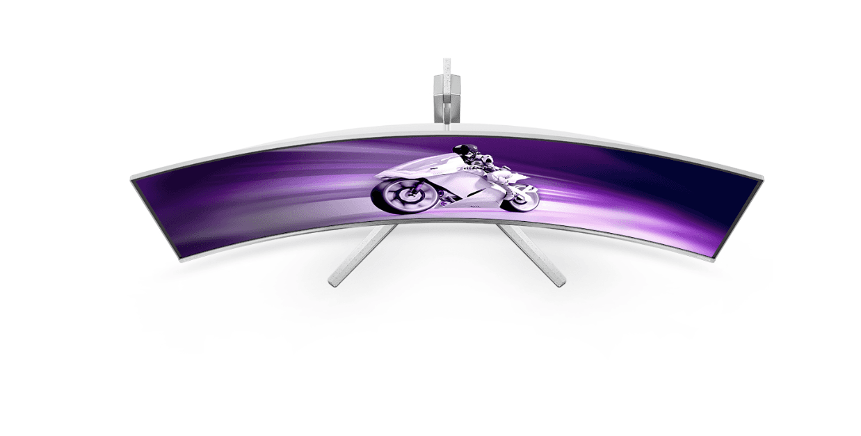 Monitor Consumer Philips Evnia 8000 49M2C8900/00, 48.8", 5120 x 1440 pixeli, White — miniatură
