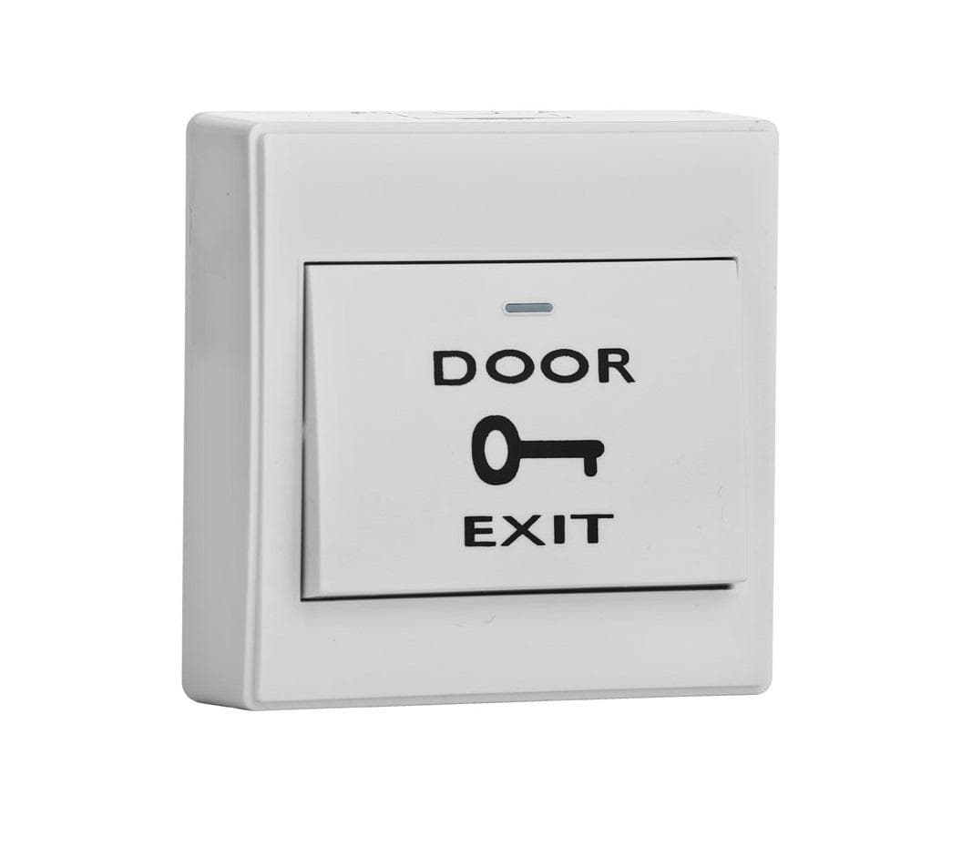 Buton de iesire cu carcasa inclusa, aplicabil ND-EB02A-B; Iesire contact: NO/NC; lumina de noapte; material: plastic; Dimensiuni: (L x Wx H) 86 x 86 x 30mm;