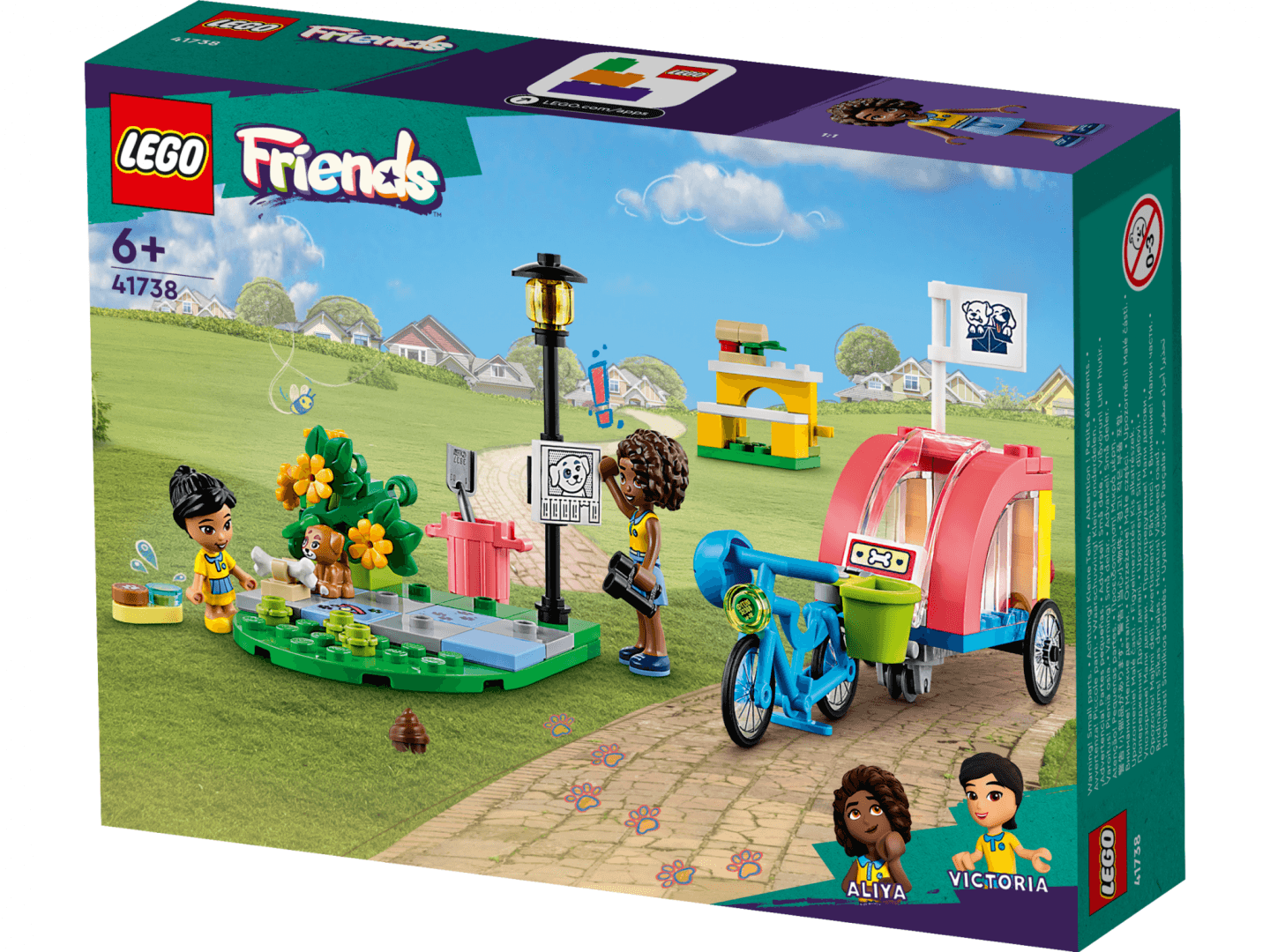 BICICLETA PT.SALVAREA CAINILOR,LEGO41738 — miniatură