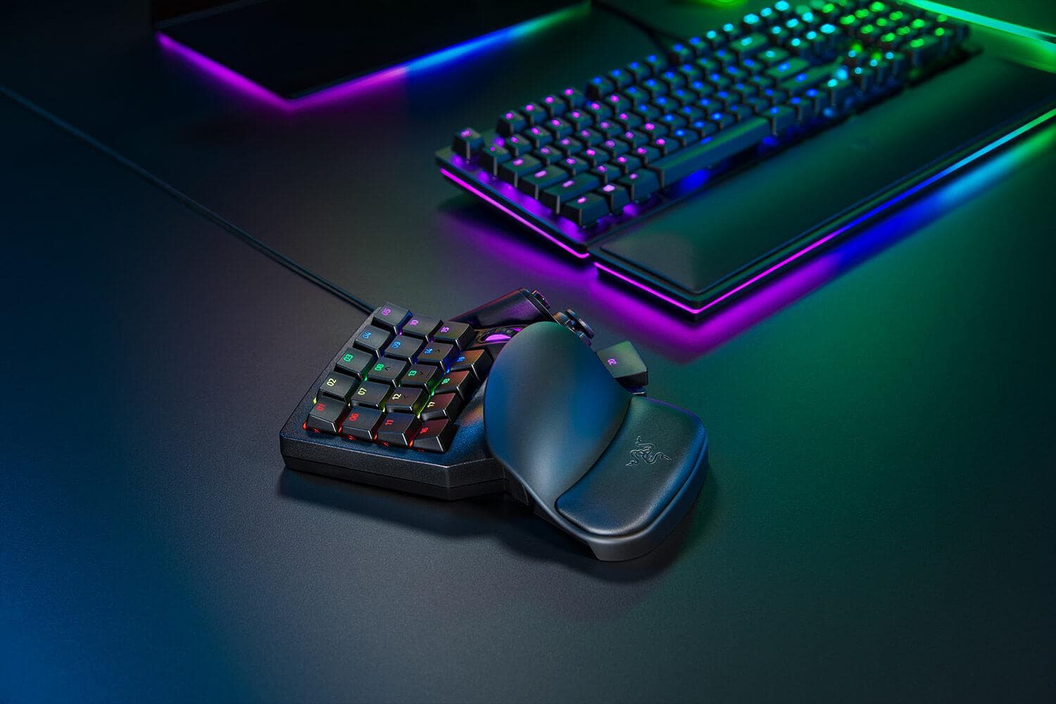 Mouse Gaming Razer TARTARUS PRO, 2000 10000 dpi, Negru — miniatură