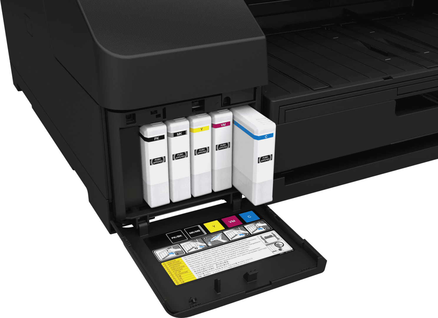 EPSON SC-P5300 STD A2 Colour Inkjet printer, Dimensiune A2, Rezolutie printare: 5.760 x 1.440 DPI, Tehnologie Ultrachrome® Pro10, 10 culori, Photo Black [Pigment], Matte Black [Pigment], Cyan [Pigment], Light Cyan [Pigment], Yellow [Pigment], Vivid Magenta [Pigment], Vivid Light Magenta [Pigment] — miniatură